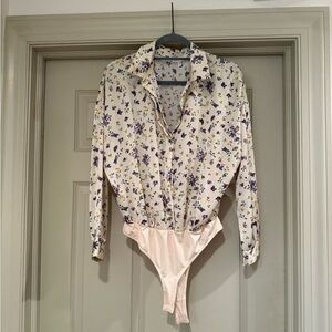 Heartland Kelci Floral Long Sleeve Bodysuit